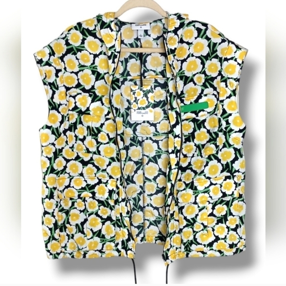 NWT Diane Von Furstenberg X Target Packable Poppy Hooded Vest XXL - Picture 9 of 16